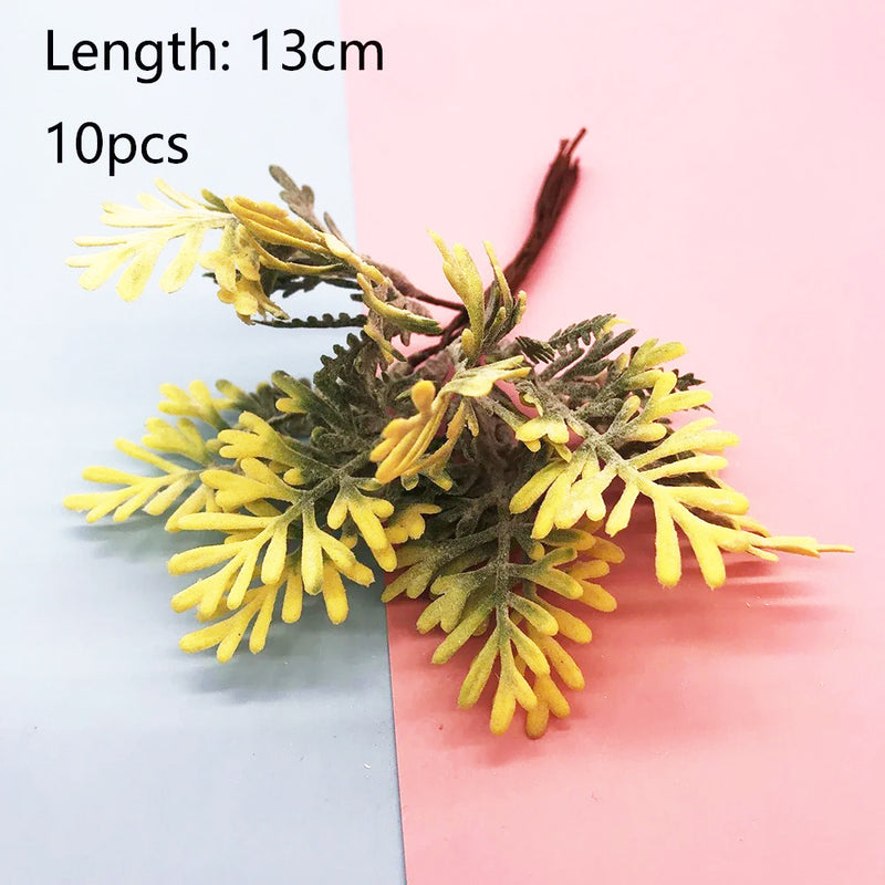 6 & 8-Inch Realistic Faux Greenery Picks, Lifelike Artificial Plant Stems for DIY Wedding Corsages, Wreaths, Vase Filler & Home Decor