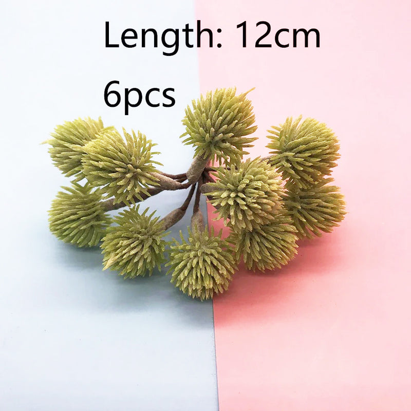 6 & 8-Inch Realistic Faux Greenery Picks, Lifelike Artificial Plant Stems for DIY Wedding Corsages, Wreaths, Vase Filler & Home Decor