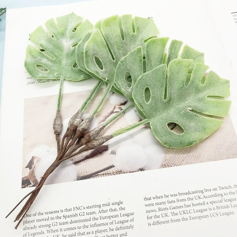 6 & 8-Inch Realistic Faux Greenery Picks, Lifelike Artificial Plant Stems for DIY Wedding Corsages, Wreaths, Vase Filler & Home Decor
