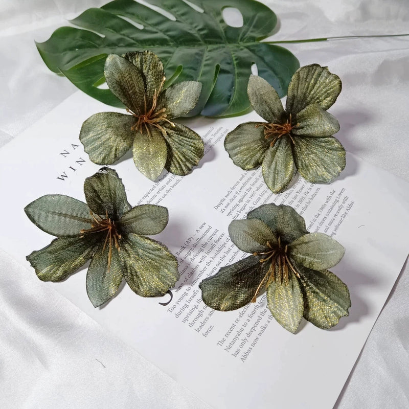 3-Inch Realistic Lily Flower Heads, Bulk Faux Lilies for DIY Wedding Crafts, Boutonnières, Corsages, Elegant Home & Event Decor