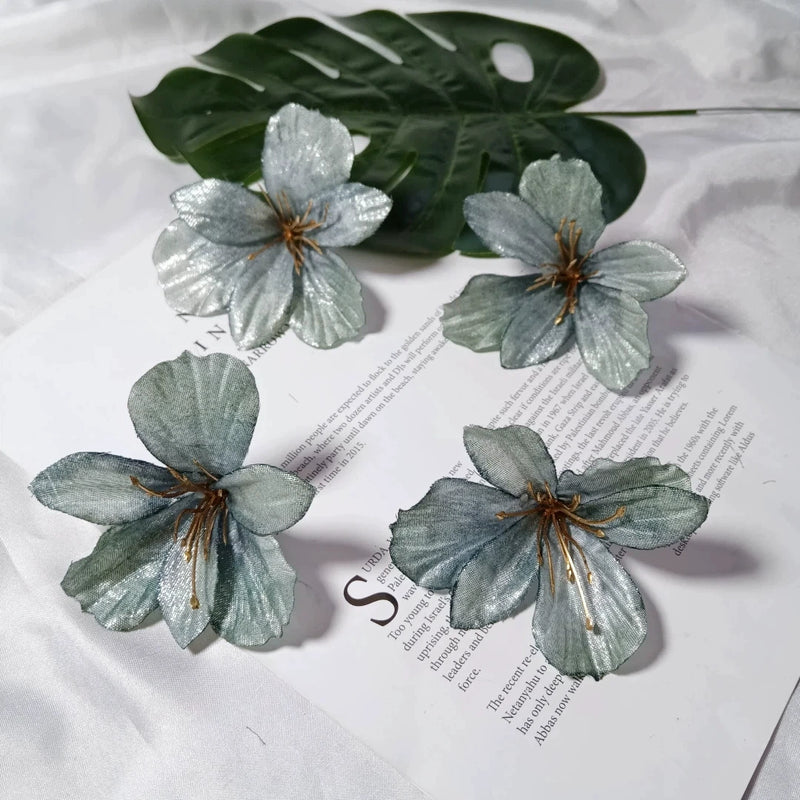 3-Inch Realistic Lily Flower Heads, Bulk Faux Lilies for DIY Wedding Crafts, Boutonnières, Corsages, Elegant Home & Event Decor