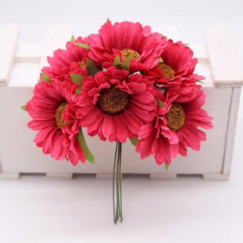 4.5" Silk Chrysanthemum Flower Heads, Lifelike Faux Mums for DIY Crafts, Wedding Bouquets & Wreaths, Bulk Artificial Flowers for Home Decor & Events