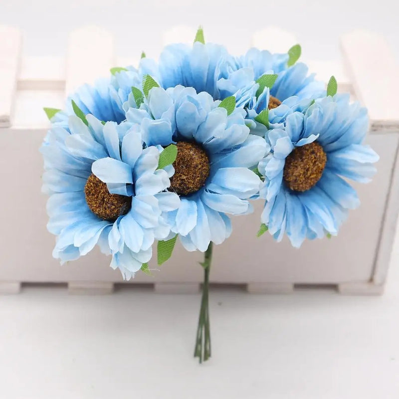 4.5" Silk Chrysanthemum Flower Heads, Lifelike Faux Mums for DIY Crafts, Wedding Bouquets & Wreaths, Bulk Artificial Flowers for Home Decor & Events