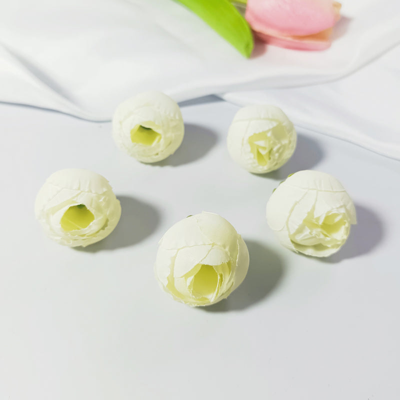 1-Inch Mini Rose Buds, Bulk Small Faux Tea Roses, Lifelike Artificial Flowers for DIY Crafts, Wedding Corsages, Boutonnieres & Home Decor