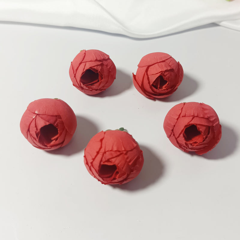 1-Inch Mini Rose Buds, Bulk Small Faux Tea Roses, Lifelike Artificial Flowers for DIY Crafts, Wedding Corsages, Boutonnieres & Home Decor