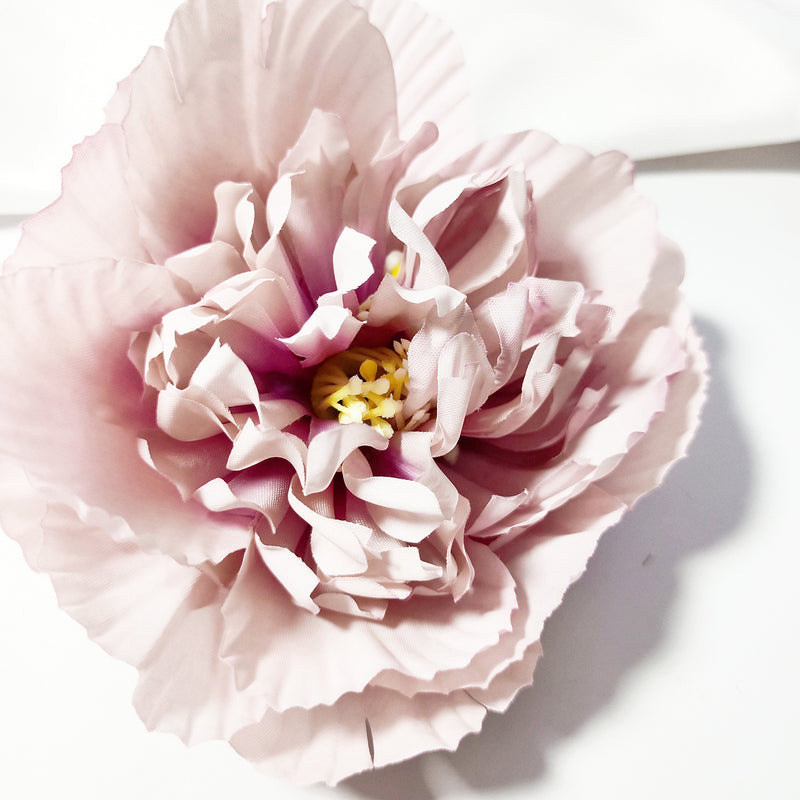 10 Pcs Lush 4" Silk Peony Flower Heads, Cream White Faux Peonies for DIY Wedding Bouquets, Centerpieces, Home Decor & Floral Crafts
