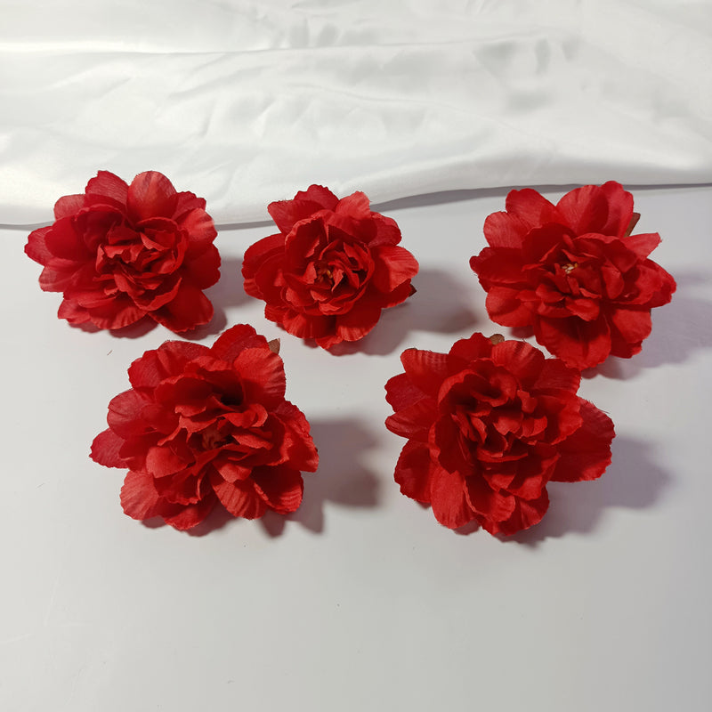 Realistic Faux Peony Flower Heads, 10 Pack, 3" Silk Flowers for DIY Crafts, Wedding Decor, Home & Event Centerpieces, Allergy & Pet Safe
