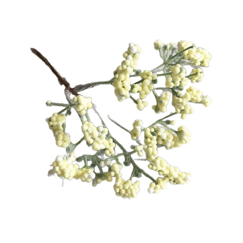Frosted Faux Baby's Breath Stems, 6.5" Realistic Gypsophila Picks, Small Filler Flowers for DIY Bouquets, Wedding Decor, Vase Arrangements & Crafts