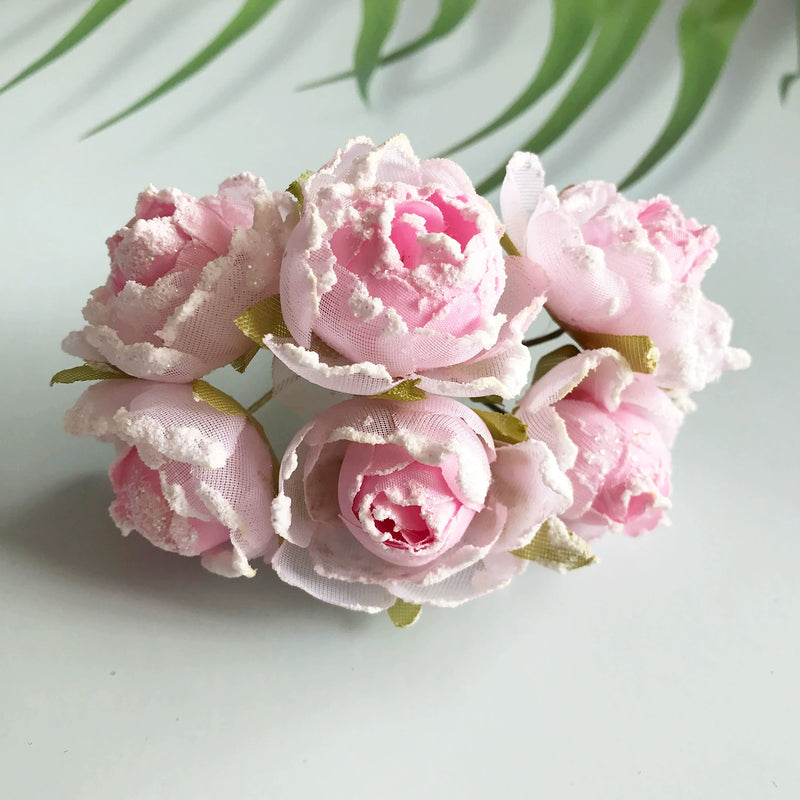 3" Realistic Silk Rose Heads, Dusty Tones Faux Flowers for DIY Wedding Bouquets, Crafts, Home Decor, Centerpieces, Bulk Wholesale Available