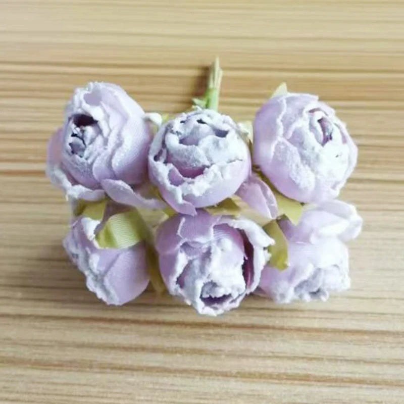3" Realistic Silk Rose Heads, Dusty Tones Faux Flowers for DIY Wedding Bouquets, Crafts, Home Decor, Centerpieces, Bulk Wholesale Available