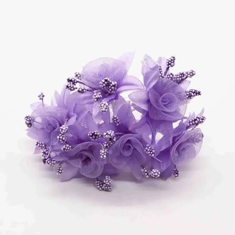 Faux Peony & Rose Floral Bouquet - 4.5" Real-Touch Gold & Silver Corsage, Perfect for Weddings, Events, Home Decor, DIY Gifts