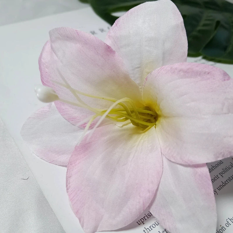 Large 4-Inch Realistic Lily Flower Heads, Bulk Faux Silk Lilies for DIY Wedding Bouquets, Centerpieces, Wreaths & Home Decor Crafts