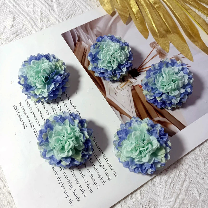 Faux Chrysanthemum Flower Heads, 2" Realistic Ball Mum Blooms, Loose Flowers for DIY Crafts, Wedding Centerpieces, Wreaths & Home Decor