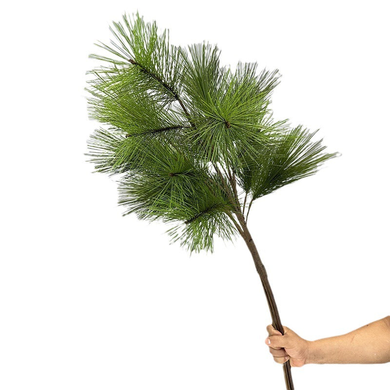 Faux Pine Branch - 37" Realistic Pine Needles, Perfect for Home Decor, Weddings, Events, and Seasonal Displays