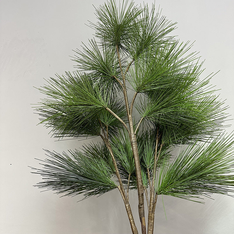 Faux Pine Branch - 37" Realistic Pine Needles, Perfect for Home Decor, Weddings, Events, and Seasonal Displays