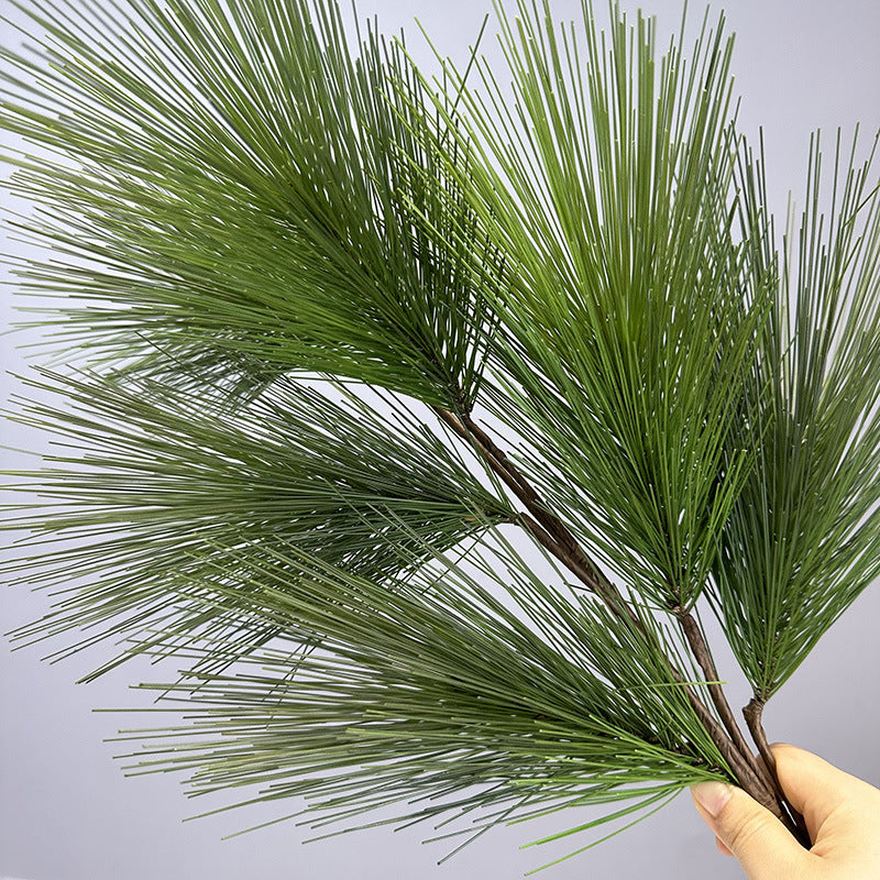 Faux Pine Branch - 37" Realistic Pine Needles, Perfect for Home Decor, Weddings, Events, and Seasonal Displays