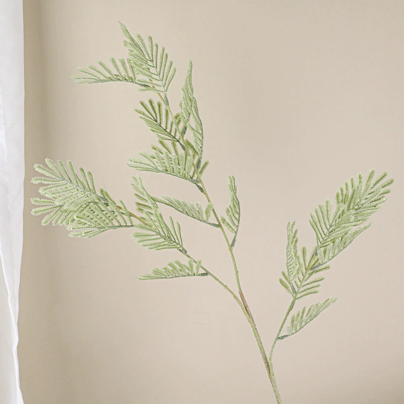 30" Realistic Mimosa Plant, Modern Greenery for Home Decor, Wedding, and Event Styling, Allergy & Pet Safe, Low Maintenance