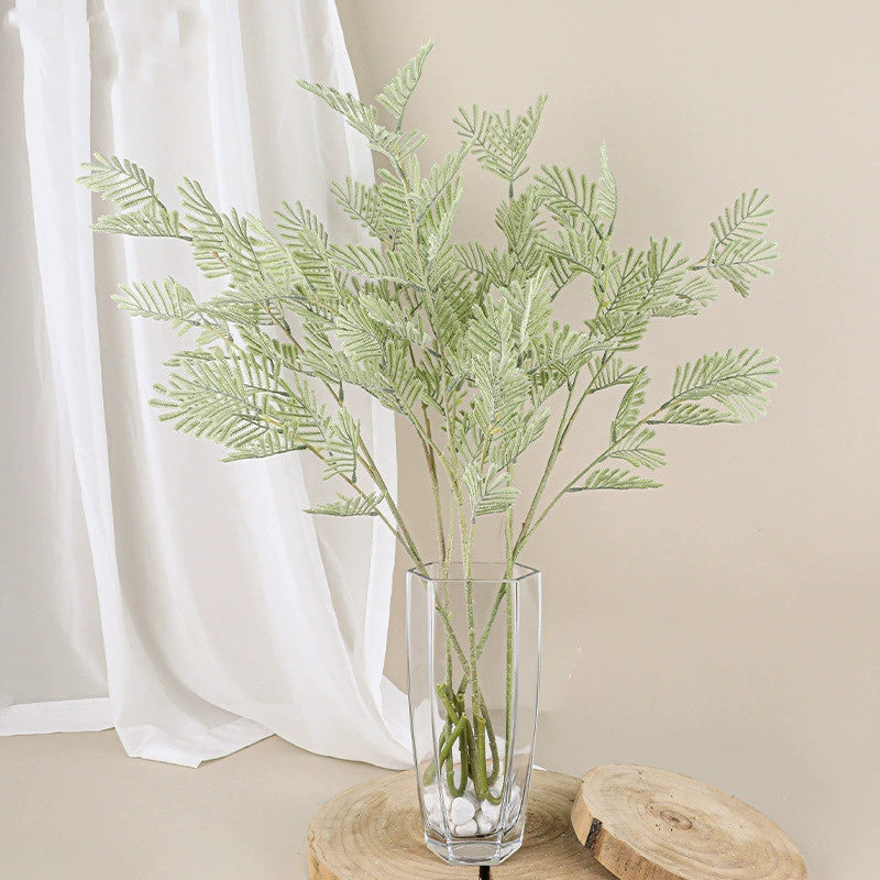 30" Realistic Mimosa Plant, Modern Greenery for Home Decor, Wedding, and Event Styling, Allergy & Pet Safe, Low Maintenance