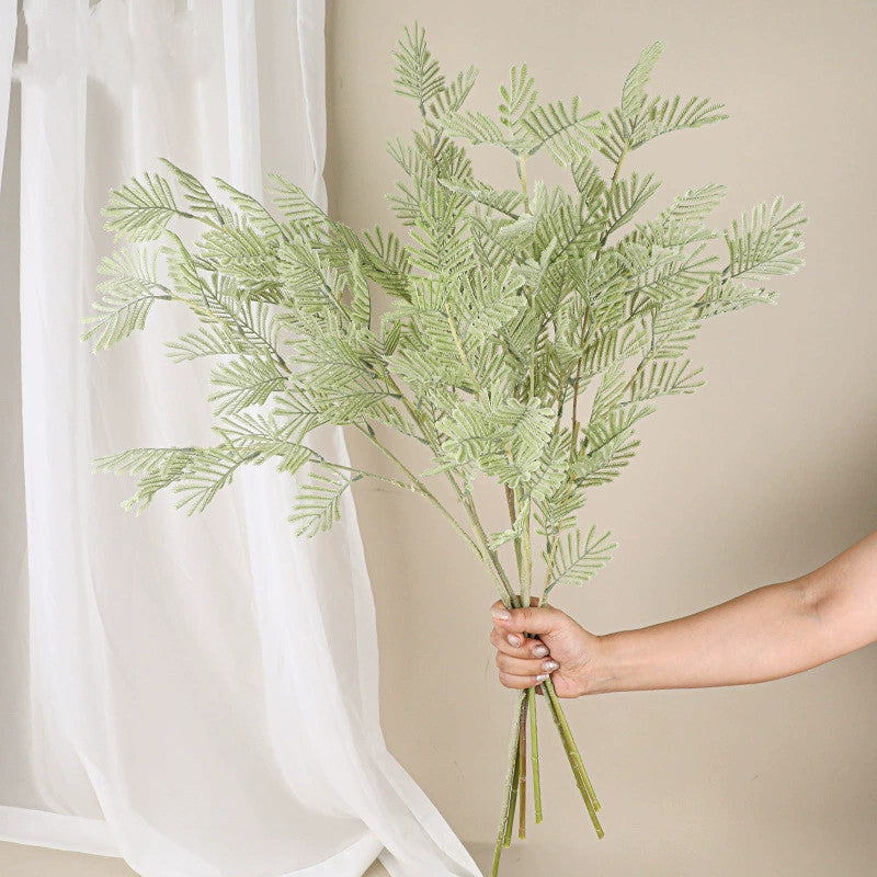 30" Realistic Mimosa Plant, Modern Greenery for Home Decor, Wedding, and Event Styling, Allergy & Pet Safe, Low Maintenance