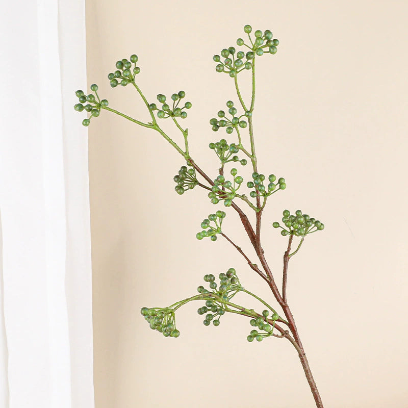Artificial Berry Vine, 31" Realistic Faux Berries in Red, Blue, and Green, Perfect for Home Decor, Weddings, & Seasonal Celebrations