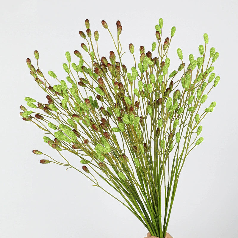 30" Real-Touch Faux Maple Leaf Arrangement, Red & Green, Perfect for Home Decor, Weddings, Events, and Seasonal Displays