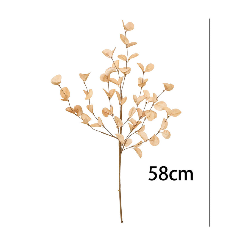Eucalyptus Leaves Artificial Plants, 23" Real-Touch Mixed Material Greenery, Home Decor, Wedding & Event Styling, Bulk Purchase Discounts