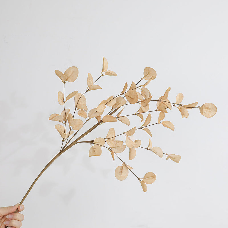 Eucalyptus Leaves Artificial Plants, 23" Real-Touch Mixed Material Greenery, Home Decor, Wedding & Event Styling, Bulk Purchase Discounts
