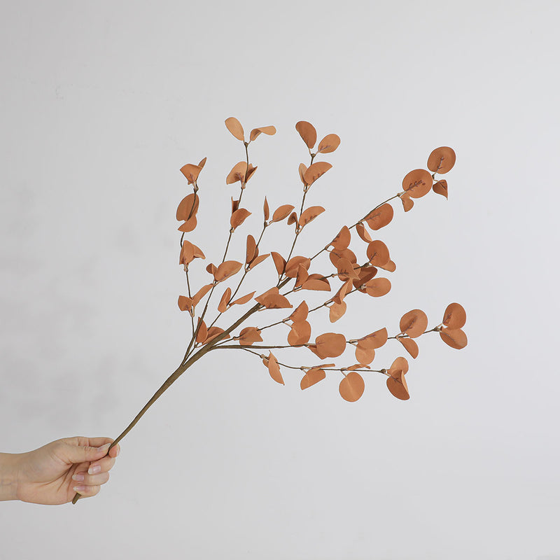 Eucalyptus Leaves Artificial Plants, 23" Real-Touch Mixed Material Greenery, Home Decor, Wedding & Event Styling, Bulk Purchase Discounts