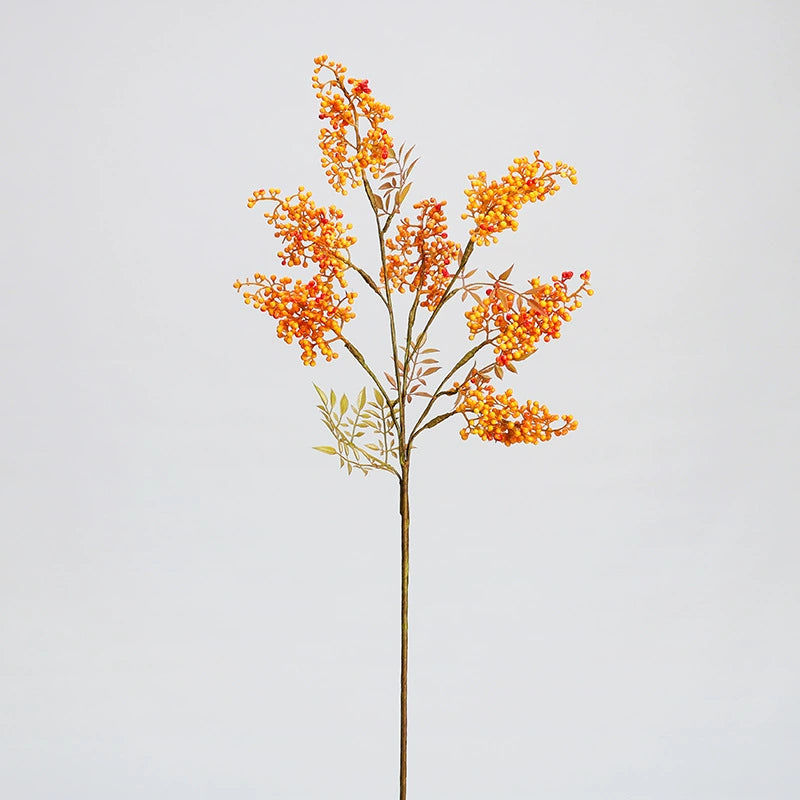 30" Realistic Nandina Berry Stems, Artificial Red Berry Branches for Vase Fillers, Wedding Centerpieces, Christmas & Home Decor - Set of 1