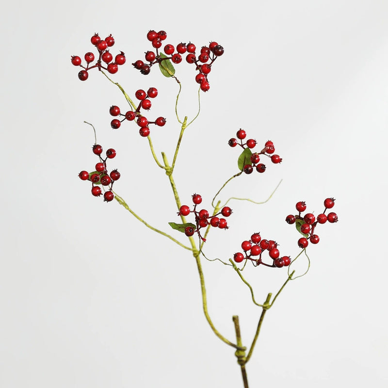 Blueberry Artificial Stems, 32" Real-Touch Faux Berries for Vase Arrangements, Wedding Centerpieces & Home Decor – Bulk Discounts Available