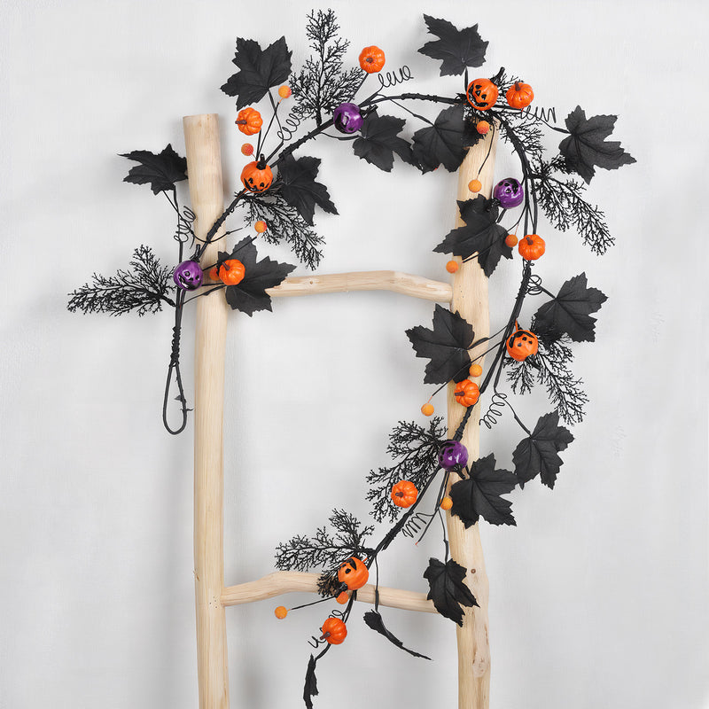 Artificial Maple Leaf Vine, 59" Long, Realistic Faux Greenery for Home Decor, Weddings, Parties, and Events