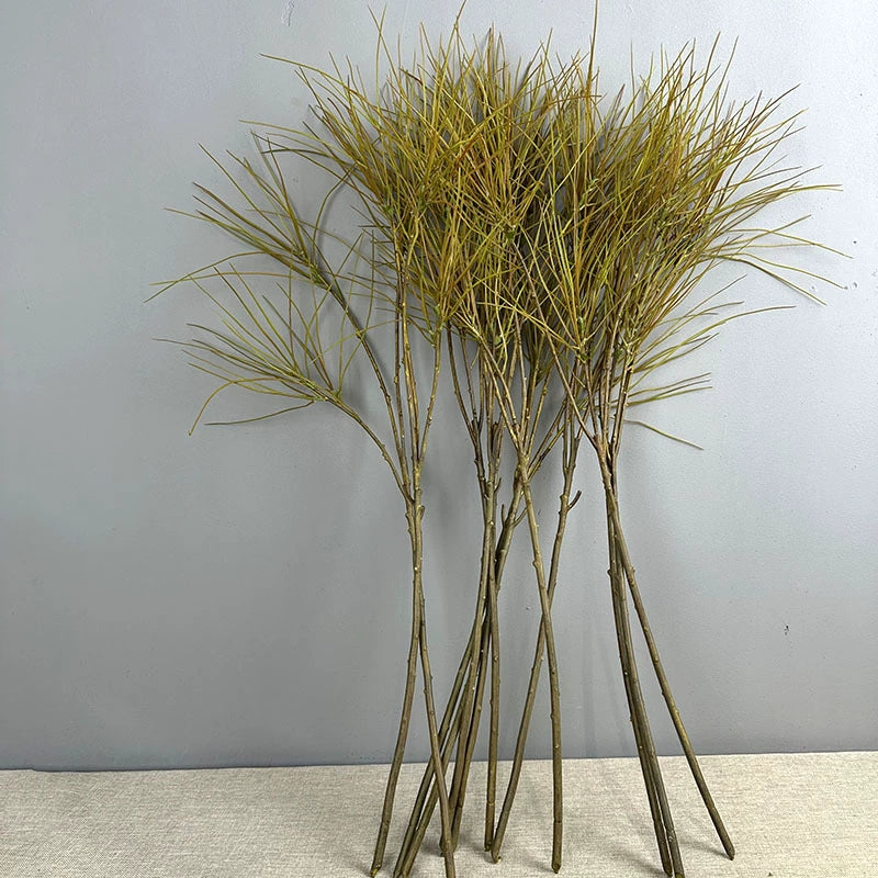 39" Artificial Rushes Grass Stems, Realistic Faux Greenery for Vase Arrangements, Wedding Centerpieces, Home & Office Decor