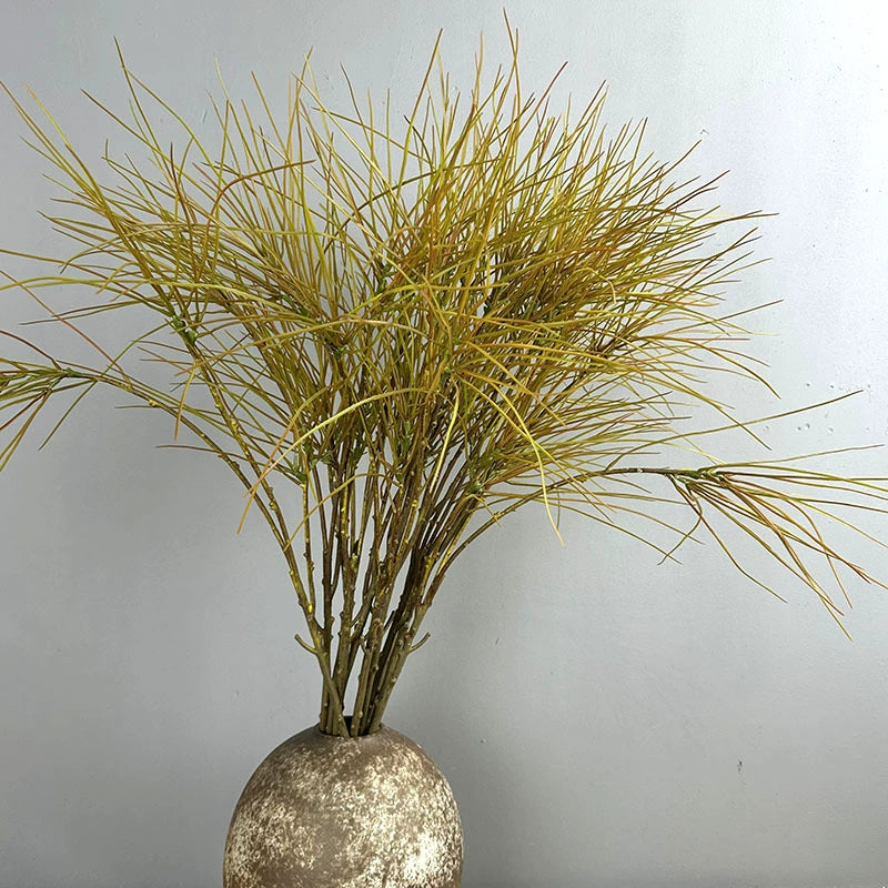 39" Artificial Rushes Grass Stems, Realistic Faux Greenery for Vase Arrangements, Wedding Centerpieces, Home & Office Decor