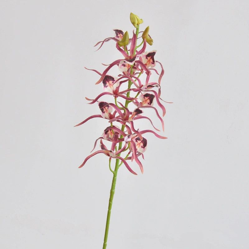 Real-Touch Spider Lily Artificial Flowers, 34" Tall Bendable Stems, Lifelike Latex Faux Floral Arrangement for Vases, Wedding Centerpieces, Home Decor (White, Pink, Fuchsia)
