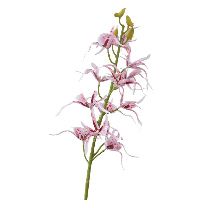 Real-Touch Spider Lily Artificial Flowers, 34" Tall Bendable Stems, Lifelike Latex Faux Floral Arrangement for Vases, Wedding Centerpieces, Home Decor (White, Pink, Fuchsia)