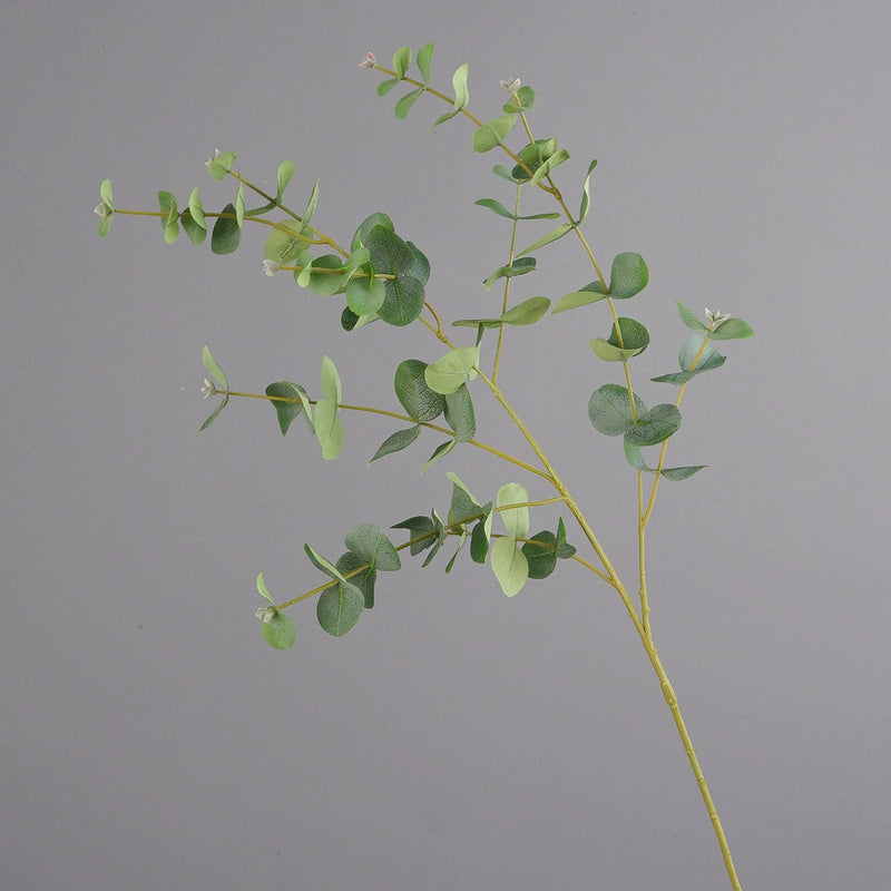 37" Realistic Eucalyptus Dollar Gum Stems - Premium Silk Faux Greenery for Vase Arrangements, Wedding Centerpieces, Home & Office Decor