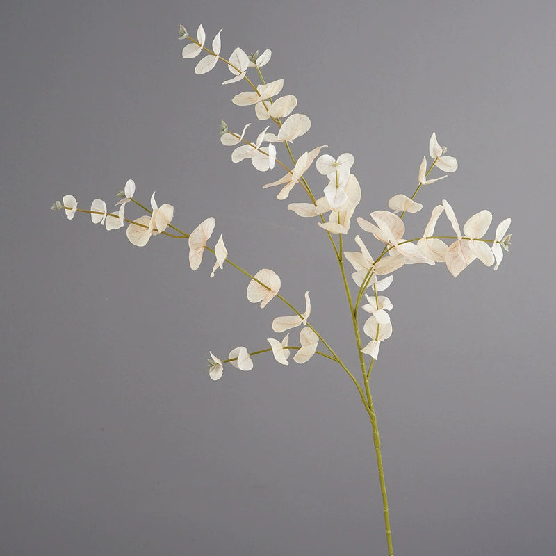37" Realistic Eucalyptus Dollar Gum Stems - Premium Silk Faux Greenery for Vase Arrangements, Wedding Centerpieces, Home & Office Decor