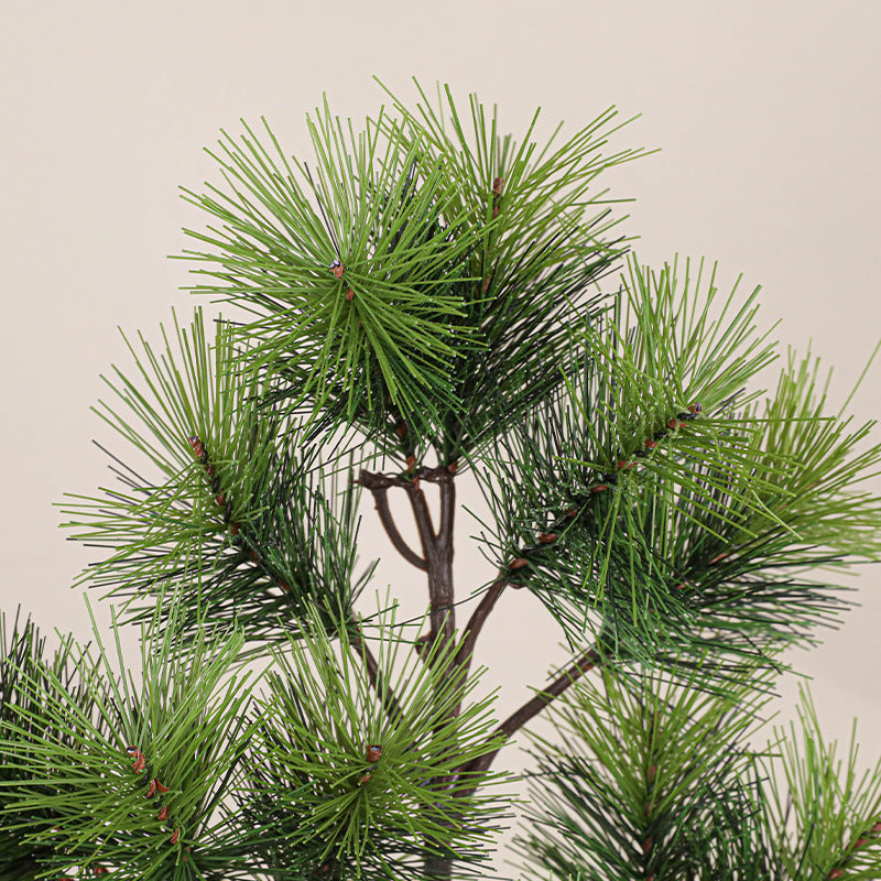 Artificial Curly Pine Needle Stems, 15-Piece Set (18"), Real-Touch Faux Greenery for Vase Arrangements, Wedding Centerpieces, Home Decor, and Floral Design
