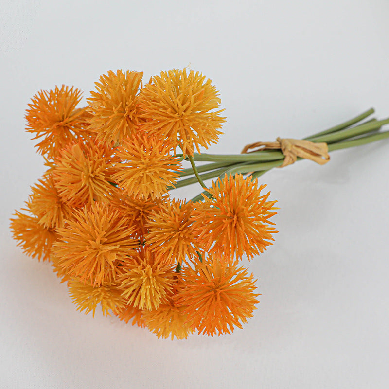 Realistic Artificial Dandelion Stems, 6 Heads, 11" Long, Plastic, Home Decor, Wedding Arrangements, DIY Floral Design