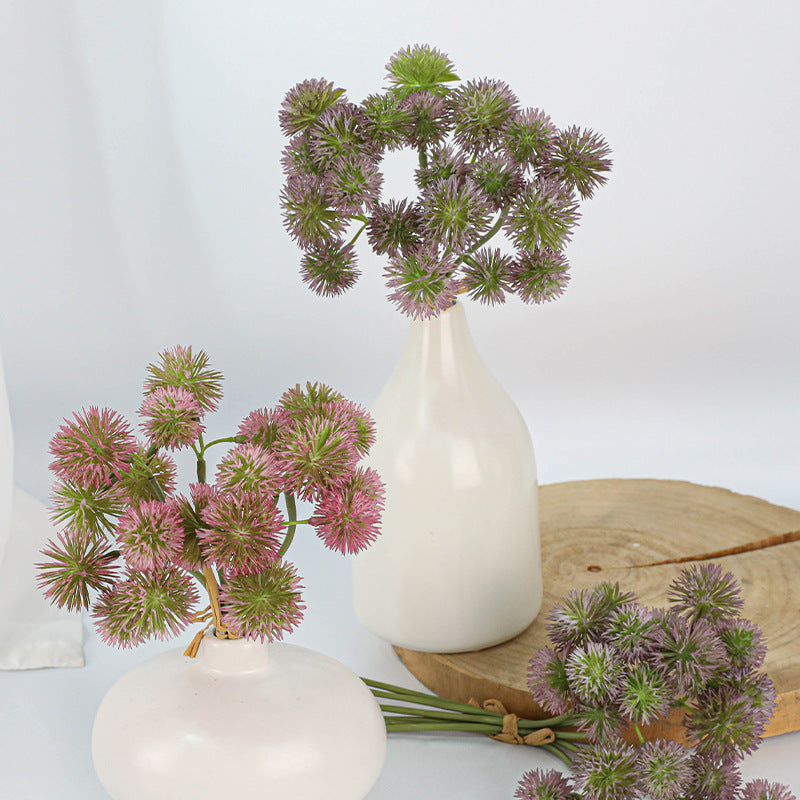 Realistic Artificial Dandelion Stems, 6 Heads, 11" Long, Plastic, Home Decor, Wedding Arrangements, DIY Floral Design