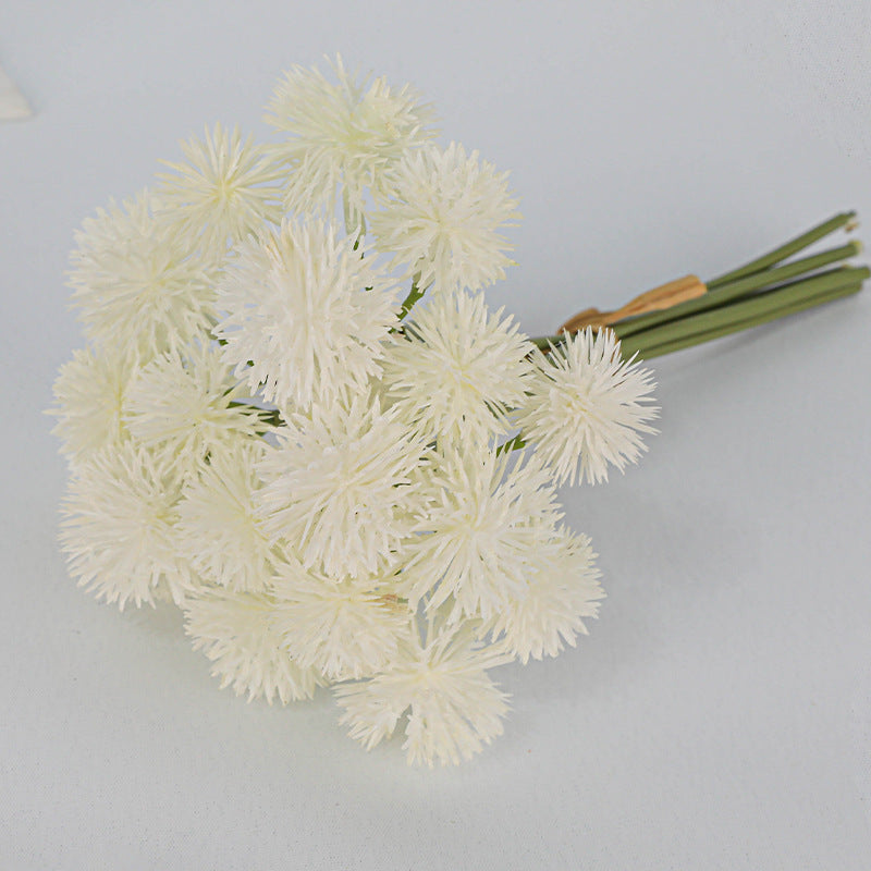Realistic Artificial Dandelion Stems, 6 Heads, 11" Long, Plastic, Home Decor, Wedding Arrangements, DIY Floral Design
