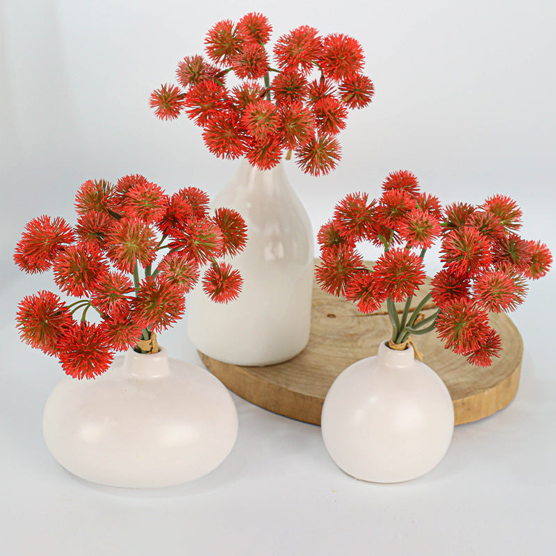 Realistic Artificial Dandelion Stems, 6 Heads, 11" Long, Plastic, Home Decor, Wedding Arrangements, DIY Floral Design