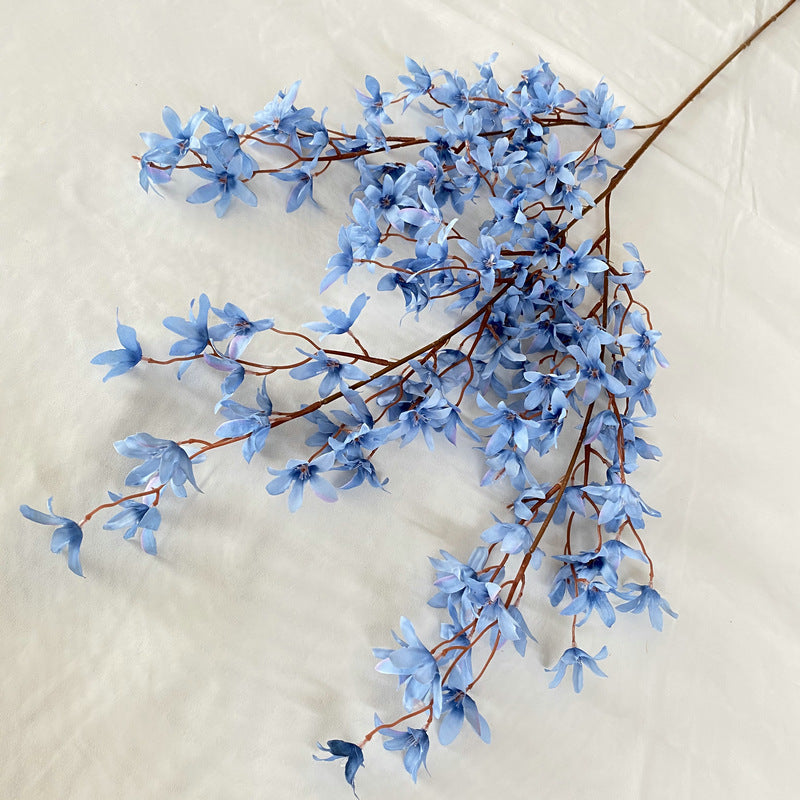 Oncidium Orchid Silk Flowers (144 Stems, 51" Long) - Lifelike 2.5" Blossoms for Weddings, Home Decor & Floral Arrangements