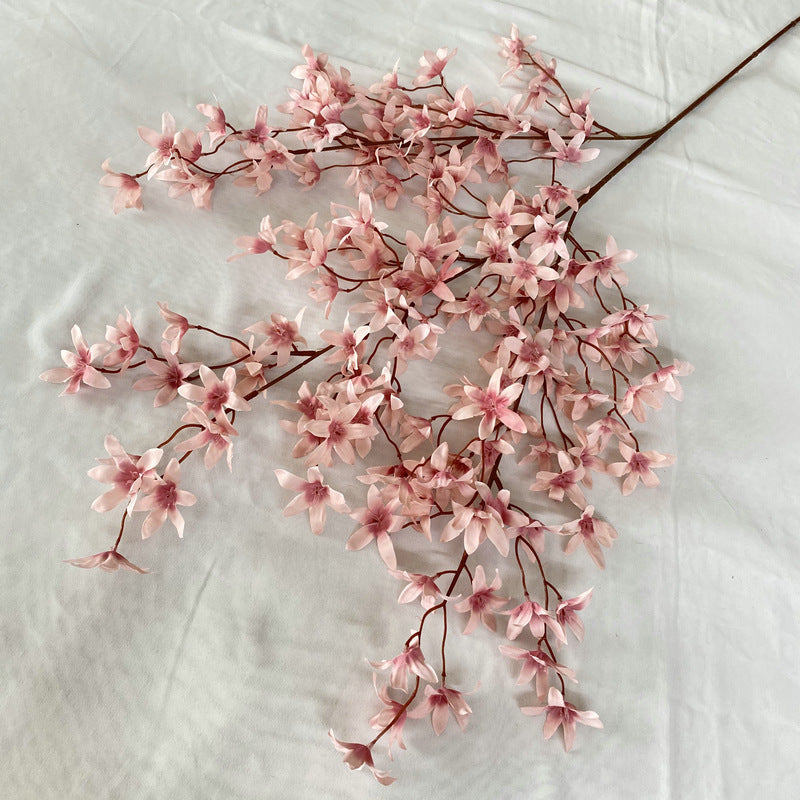 Oncidium Orchid Silk Flowers (144 Stems, 51" Long) - Lifelike 2.5" Blossoms for Weddings, Home Decor & Floral Arrangements
