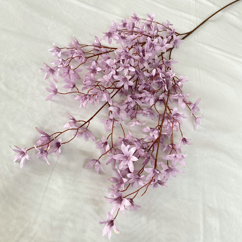 Oncidium Orchid Silk Flowers (144 Stems, 51" Long) - Lifelike 2.5" Blossoms for Weddings, Home Decor & Floral Arrangements