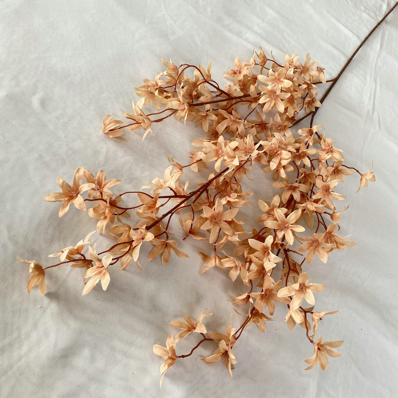 Oncidium Orchid Silk Flowers (144 Stems, 51" Long) - Lifelike 2.5" Blossoms for Weddings, Home Decor & Floral Arrangements