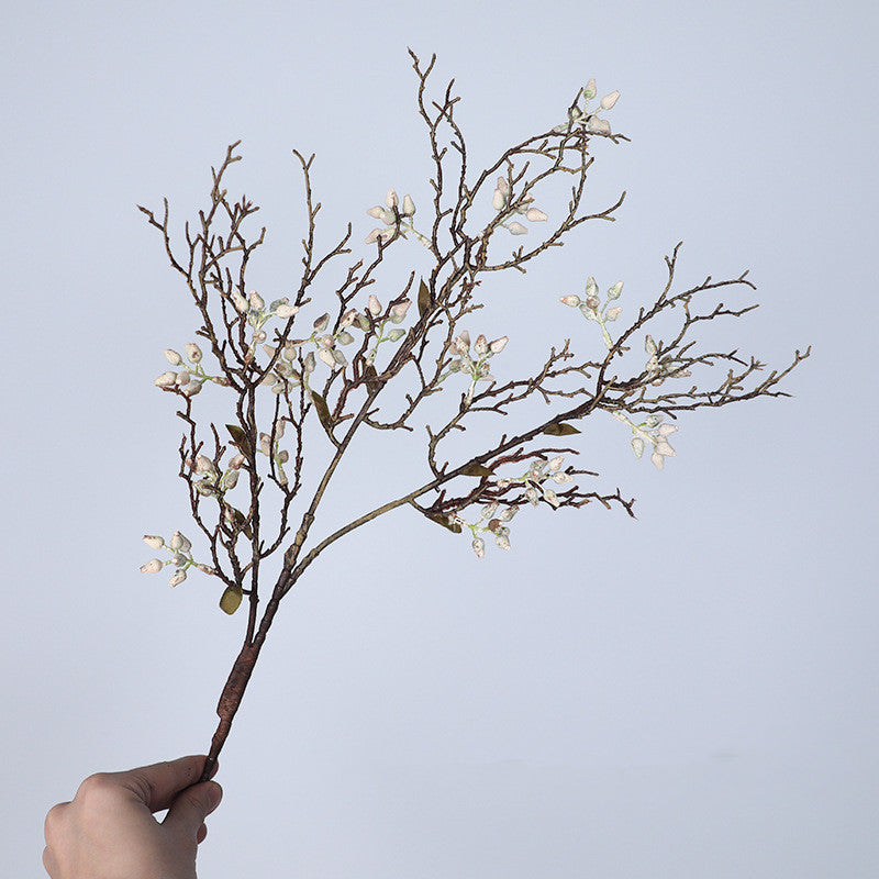 28" Realistic Dried Berry Branches, Faux Autumn Wild Fruit Stems for Vase Arrangements, Wedding Centerpieces, Rustic Home Decor