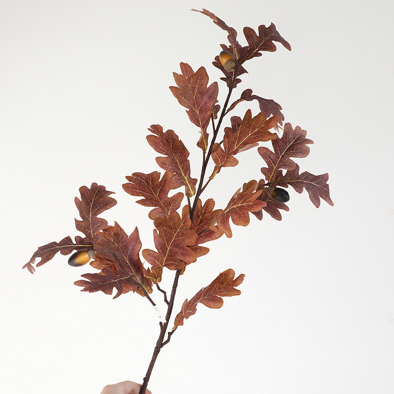 38" Realistic Faux Oak Leaf Branches, Artificial Greenery Stems for Vase Arrangements, Wedding Decor, Fall Home Decor, Bulk Wholesale