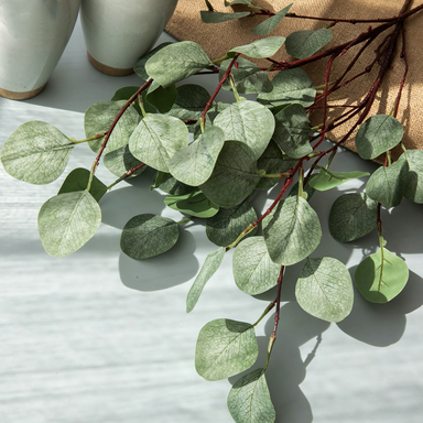Eucalyptus Stems, 35" Real-Touch Artificial Greenery for Vases, Wedding Decor, Home & Event Styling, Bulk Discounts Available