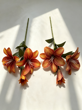 Real-Touch Silk Lily Flowers, 30" Tall, 6.5" Bloom, Perfect for Home Decor, Weddings, and Floral Arrangements